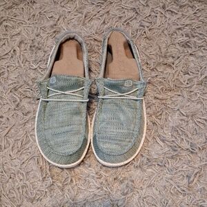 Hey Dude Kids Shoes in Light Blue